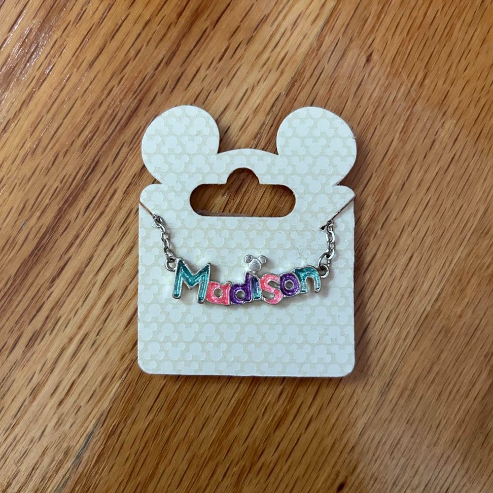 Disney Name "Madison" Necklace